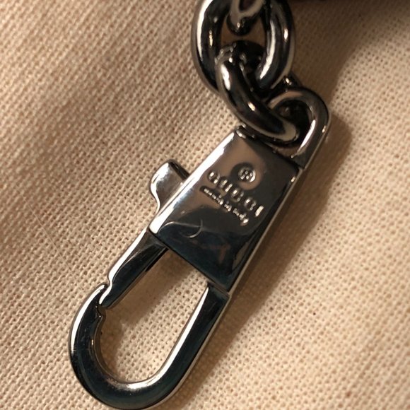 GUCCI Vintage Black Monogram Horse Bit Clutch - Picture 14 of 16